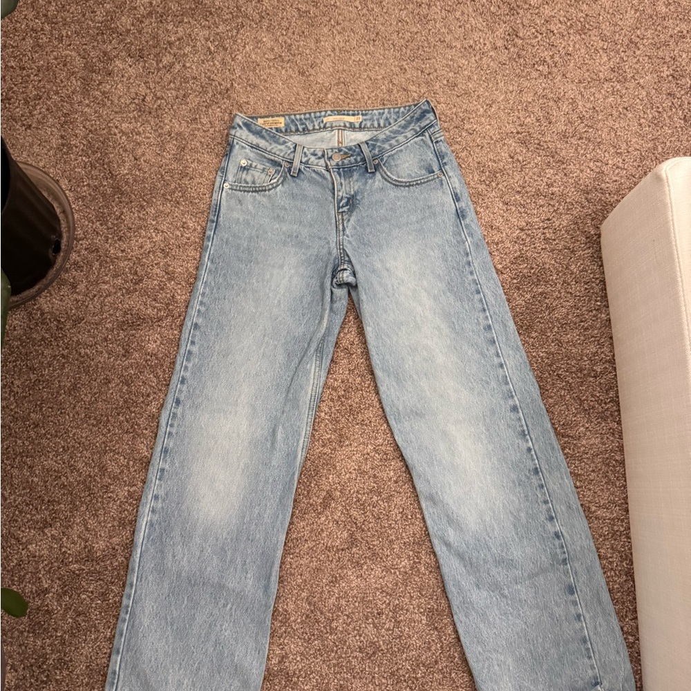 Levi's Women's Light Blue Straight Leg Jeans